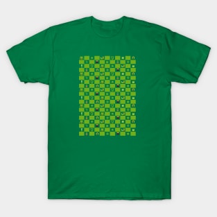 St Patrick's Day Checkered Pattern T-Shirt